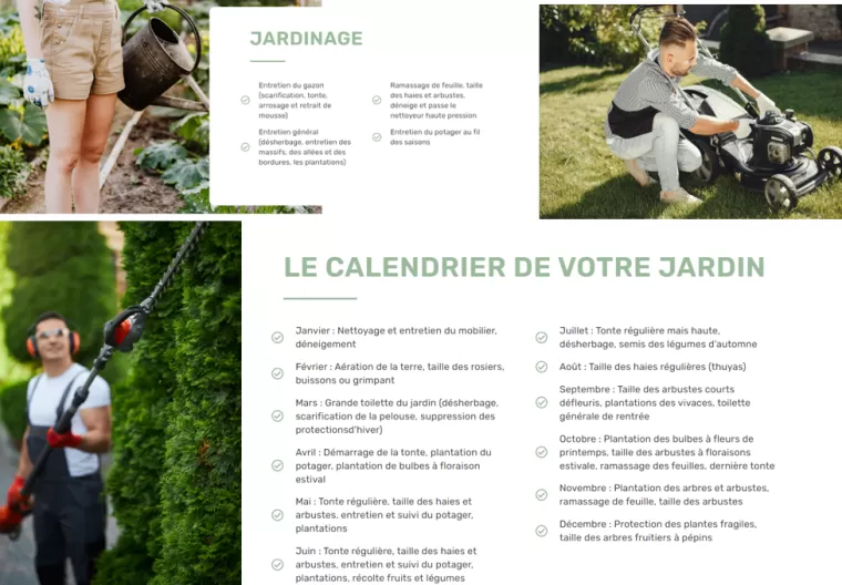 Entretien de jardin avec crédit d'impôt immédiat