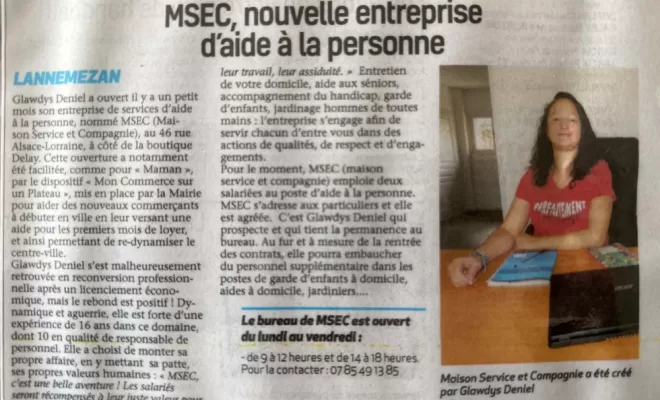 Presse, Lannemezan, Maison Services et Compagnie