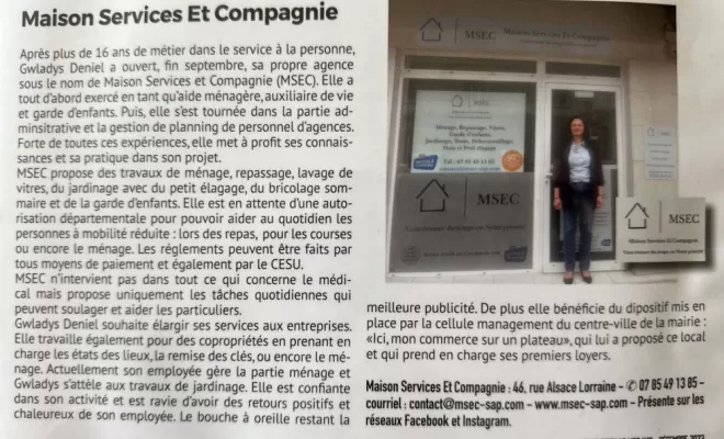 Presse, Lannemezan, Maison Services et Compagnie