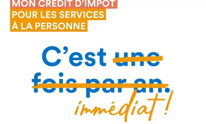 Profitez du crédit d'impôt immédiat avec votre agence de services à la personne à Lannemezan
